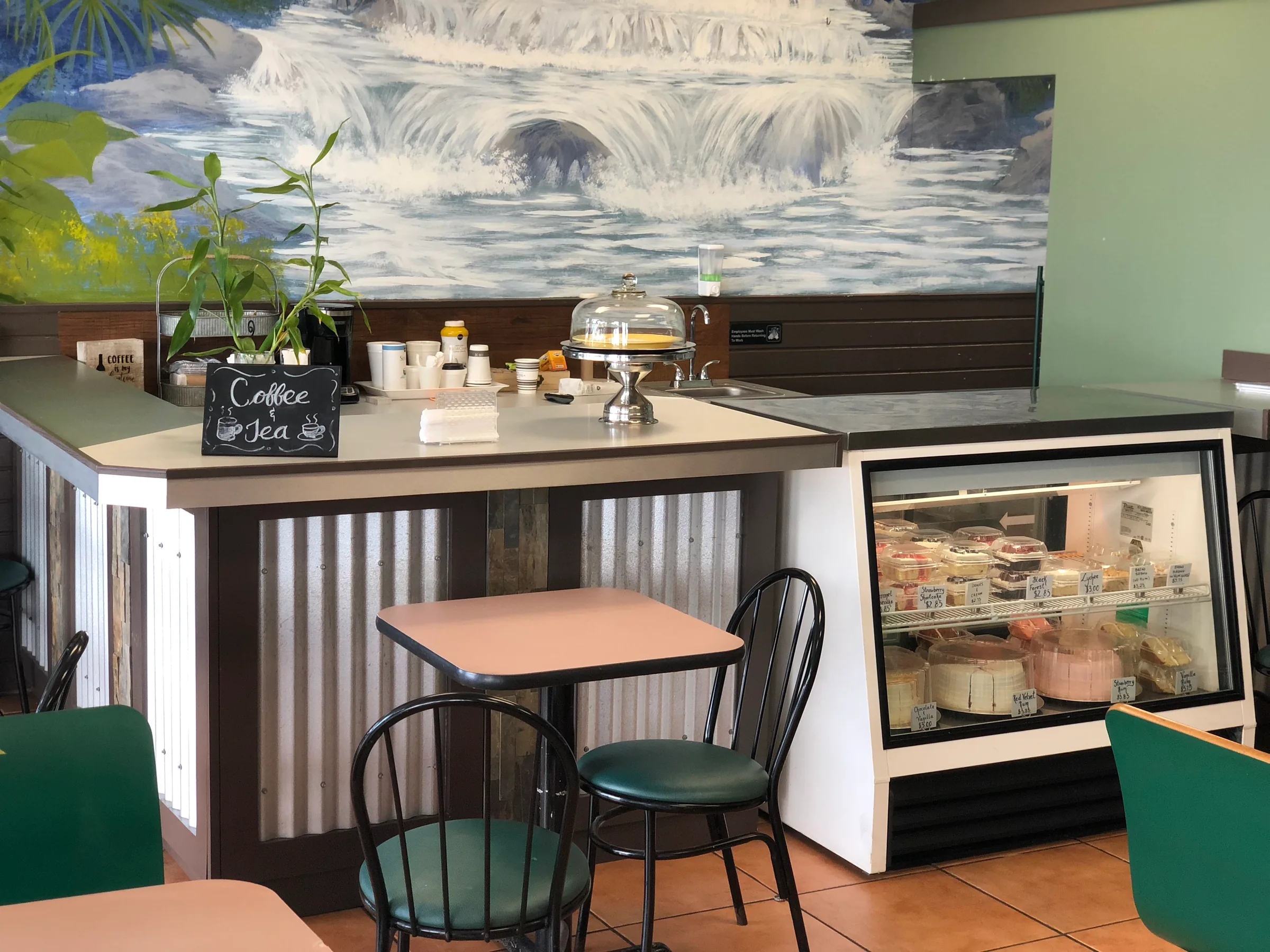 Another interior view of the Cool Runnings restaurant